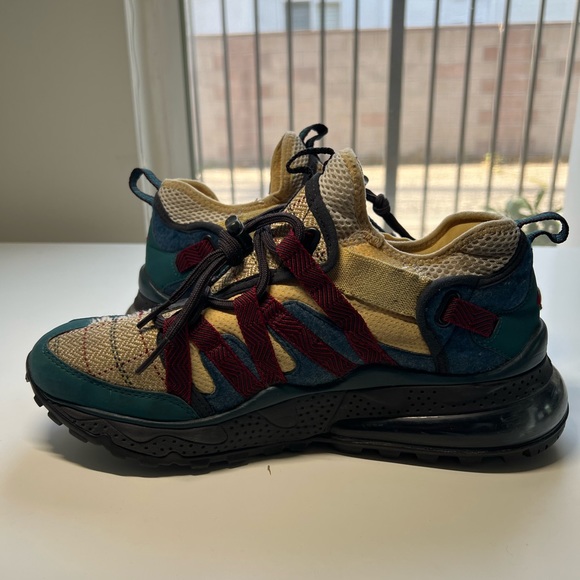 MENS NIKE AIR MAX 270 BOWFIN CELESTIAL GOLD MENS SIZE 8.5 RARE - Picture 4 of 6